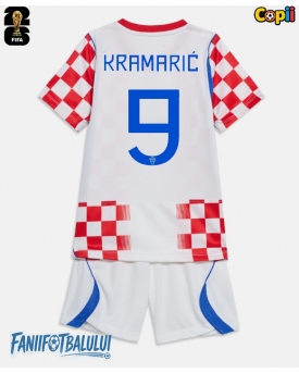 Croația Andrej Kramaric #9 Echipament de Fotbal Replică Mondial 2026 Copii Acasa (+ Șorturi)
